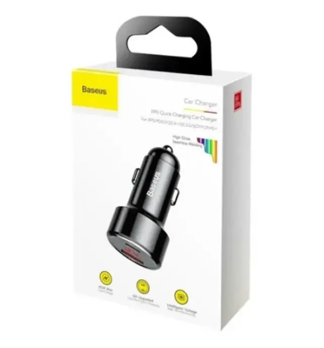 Incarcator auto Baseus CCMLC20C-01 Magic Series PPS 45W/6A 1x USB 4.5V/5A 1x USB Type-C 5V/3A - bricheta auto afisaj digital neg - imagine 3