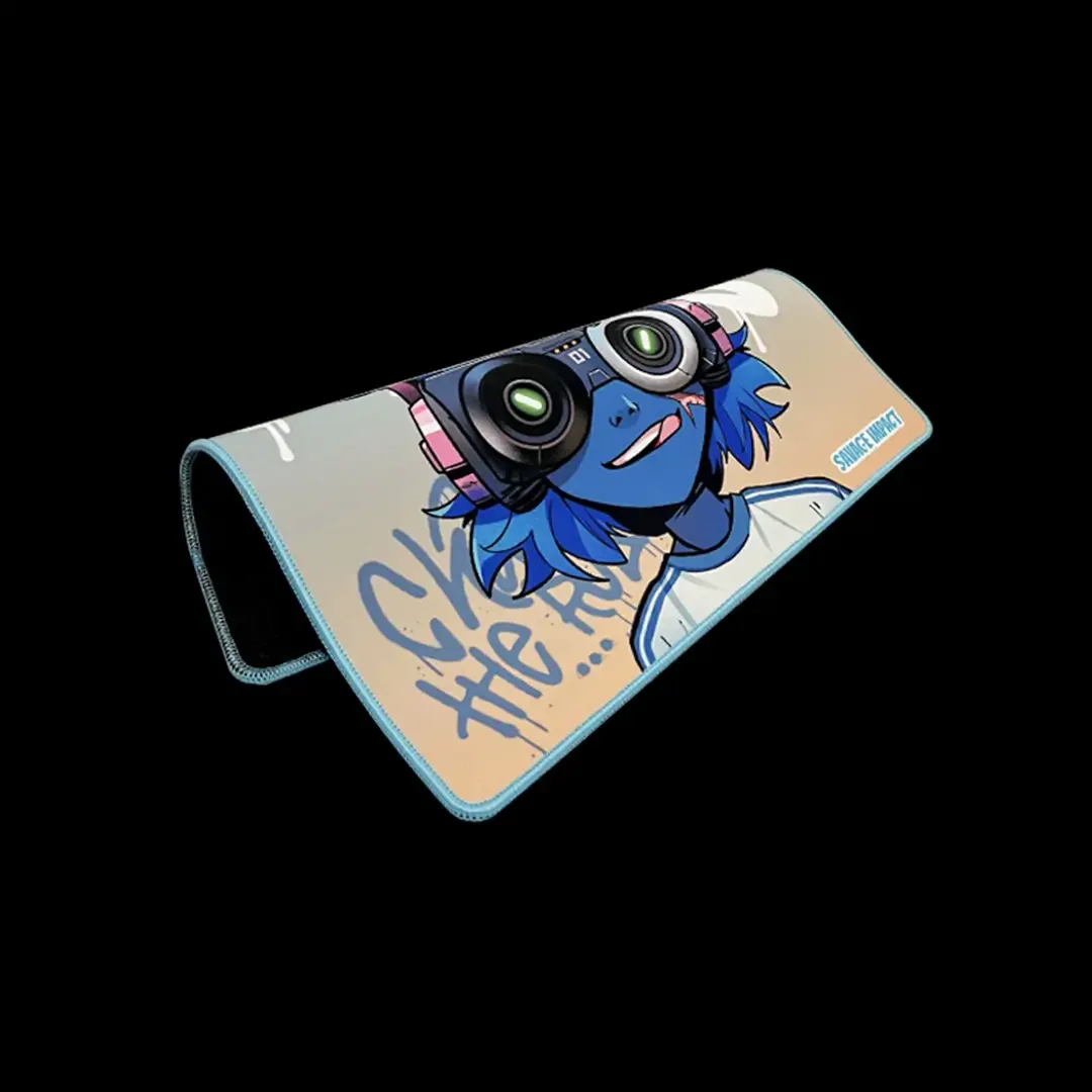 Mouse PAD A4TECH BP-45W Nyx Mirage gaming Bloody cauciuc si material textil 454x400x5mm imagine - imagine 3