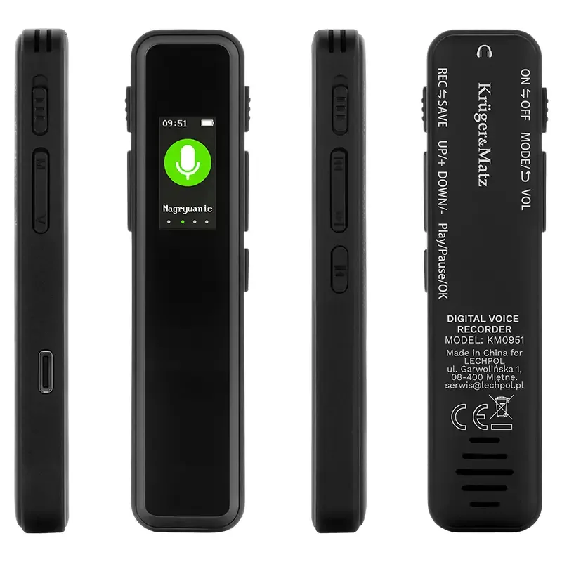 Reportofon DIGITAL 8GB 230mAh Kruger&Matz KM0951 - imagine 3