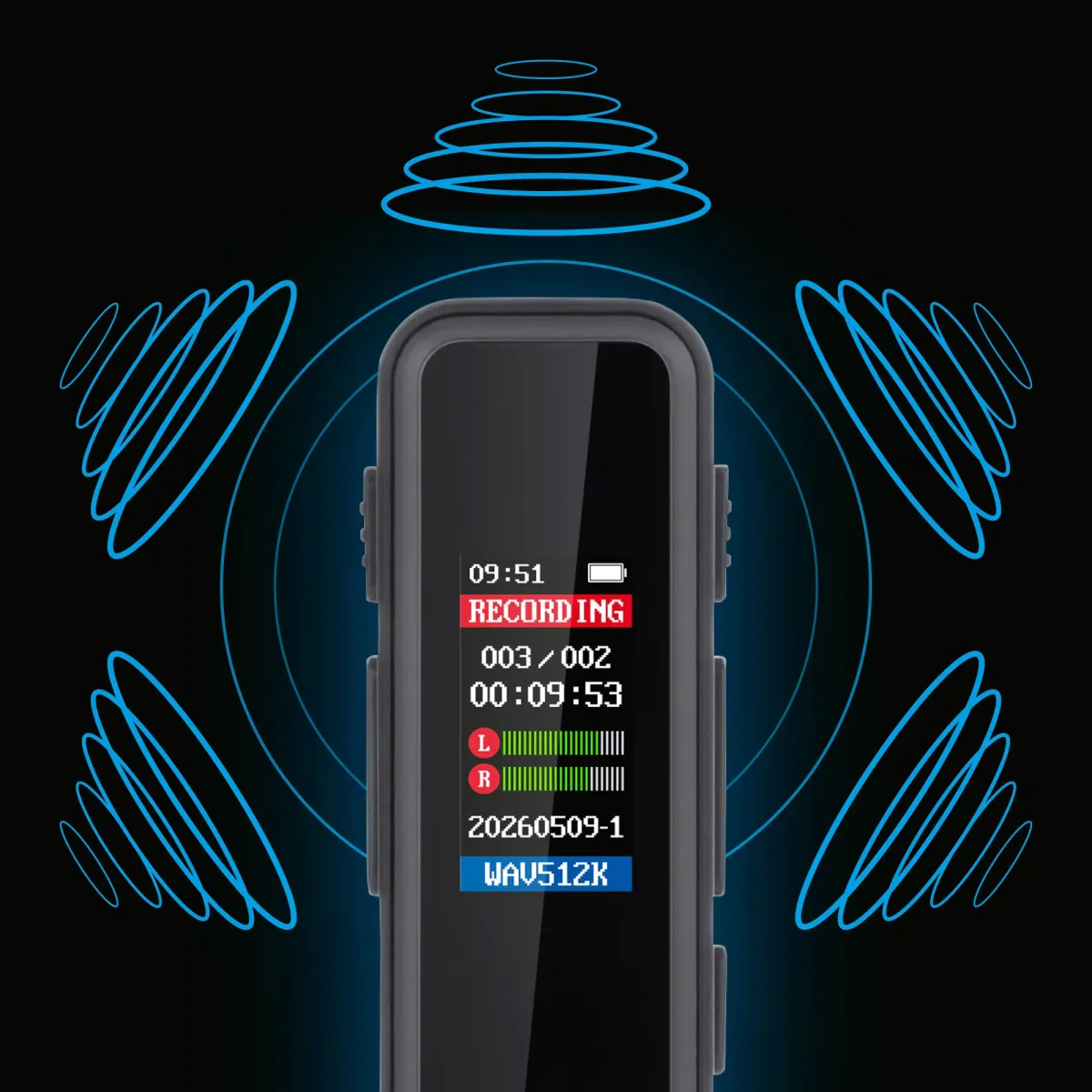 Reportofon DIGITAL 8GB 230mAh Kruger&Matz KM0951 - imagine 4