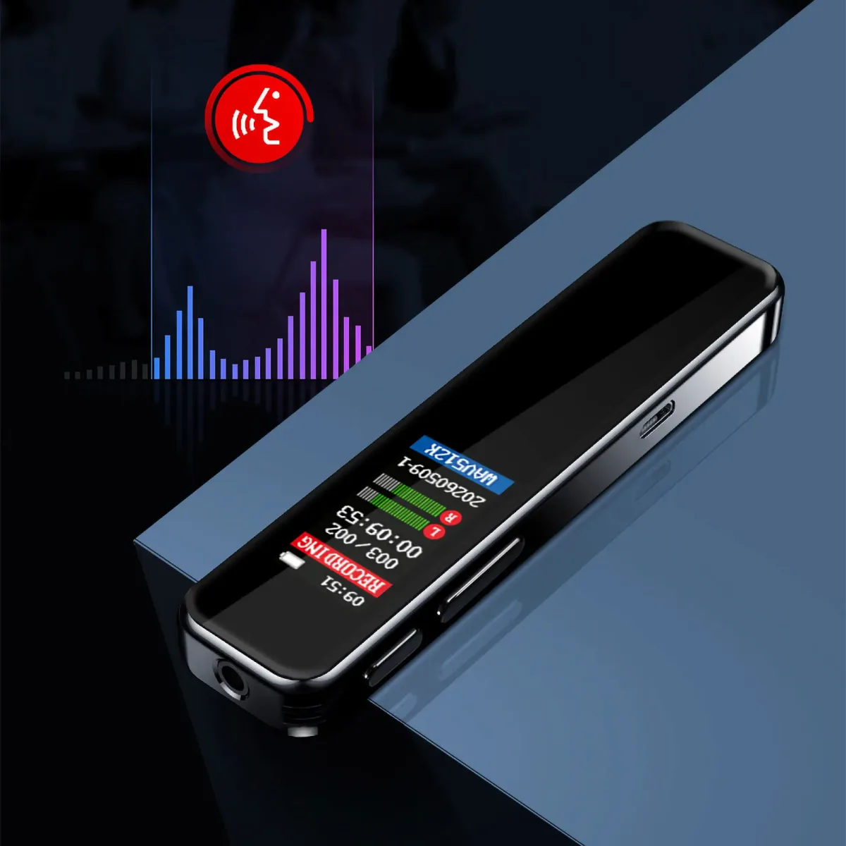 Reportofon DIGITAL 8GB 230mAh Kruger&Matz KM0951 - imagine 7