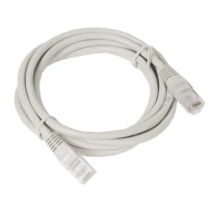 Cablu patch cord UTP Cat5e RJ45 AWG26 litat CCA 2m gri GEMBIRD PP12-2M