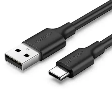 Cablu alimentare si date Fast Charging Data USB la USB Type-C 3A 0.25m negru Ugreen US287 60114