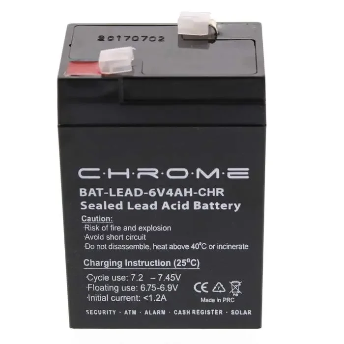 Acumulator plumb acid 6V 4AH Chrome 60x47x101mm