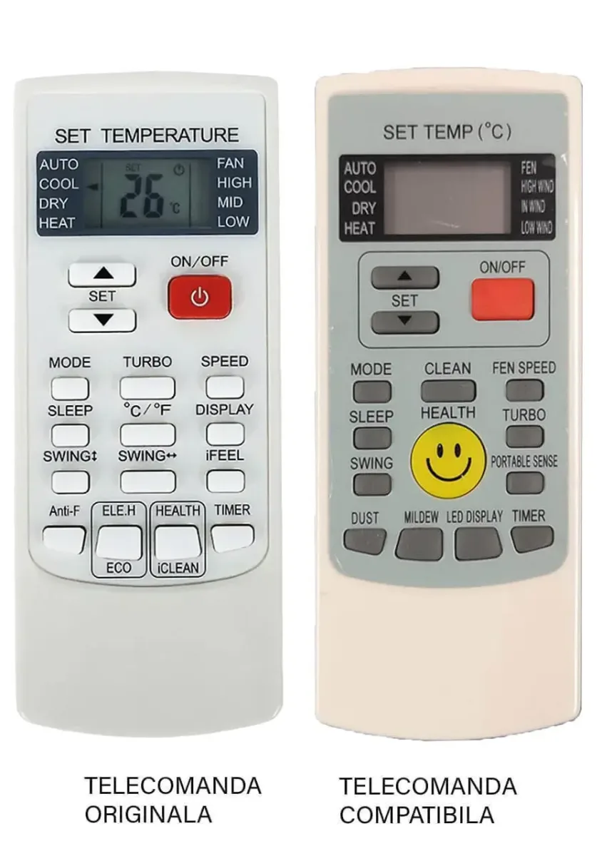 Telecomanda inlocuitoare compatibila Aer Conditionat Vortex YKR-H/102E (269-2)