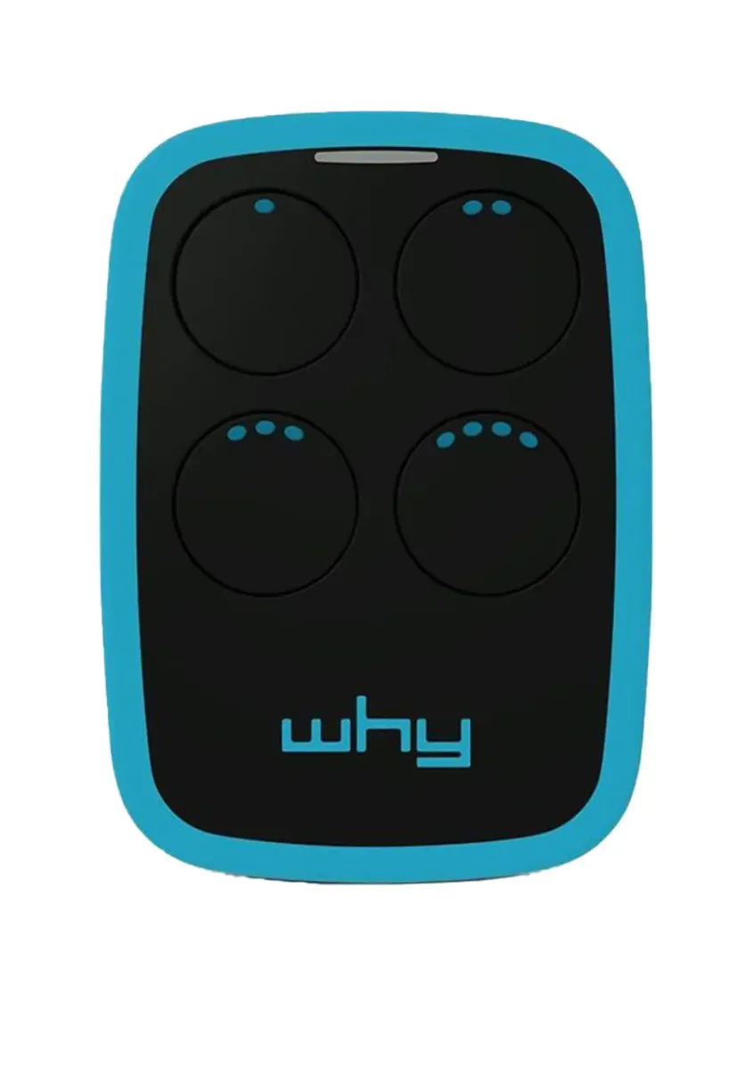 Telecomanda poarta garaj patru canale cod saritor 433.92MHz Why Evo–Sky Blue (854)