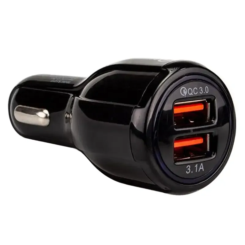 Incarcator auto 12-24V 33W USB QC3.0 18W +USB 15W SJ-010 SPACER