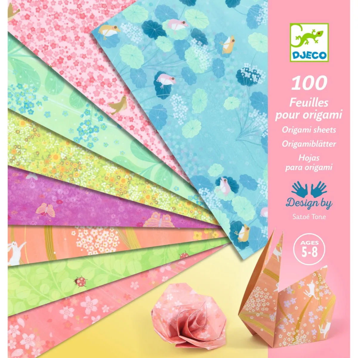 Joc creativ foi pentru origami Haru, Djeco - imagine 4