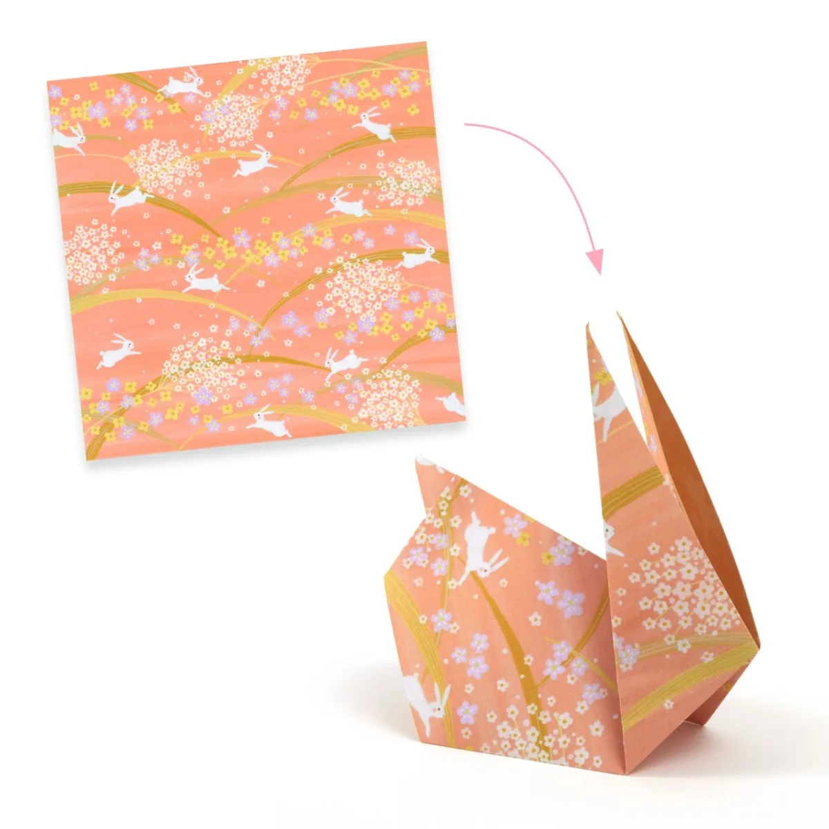 Joc creativ foi pentru origami Haru, Djeco - imagine 5