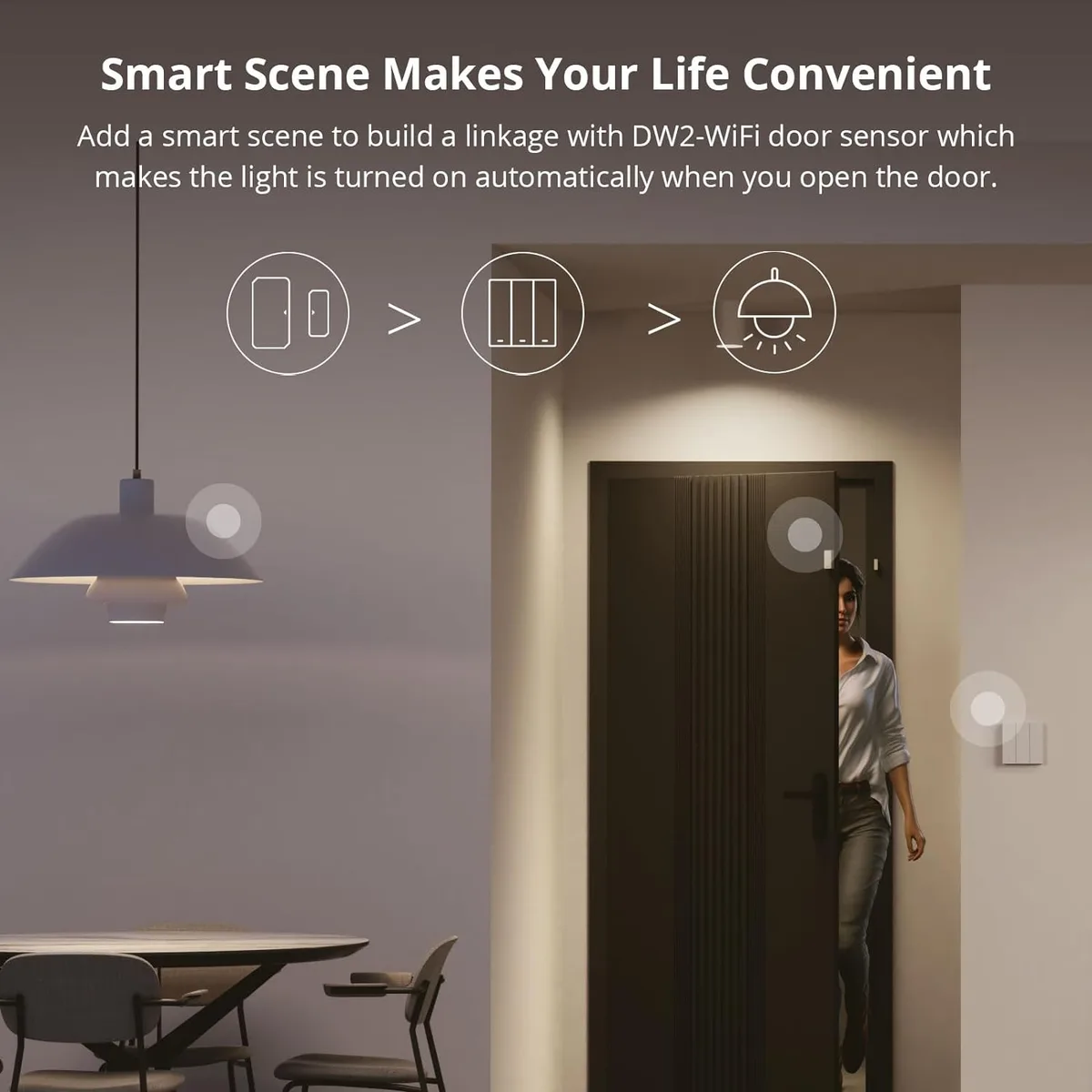 Intrerupator Smart Sonoff M5-1C-86W, WiFi, 10A, Matter, 1 canal - imagine 5