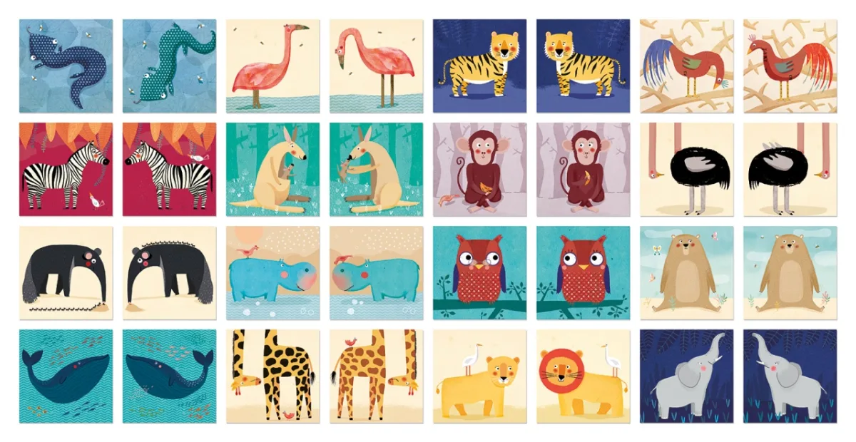 Joc de memorie Animale, Londji - imagine 5