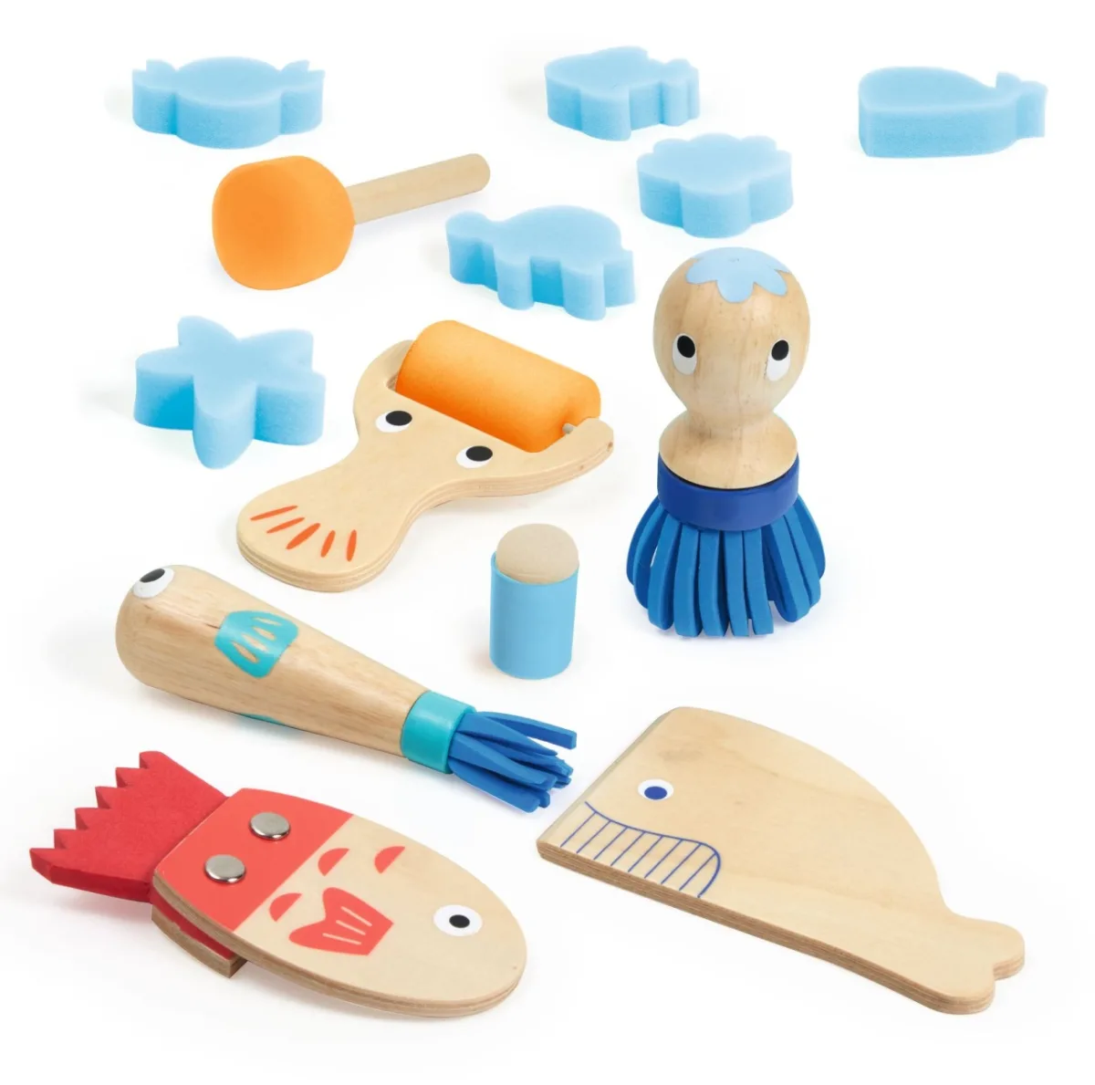 Set de instrumente pentru pictura creativa, Djeco - imagine 2