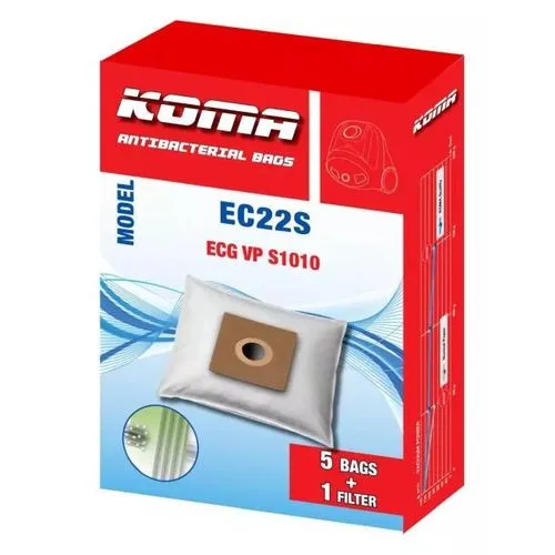 Set Saci aspirator KOMA EC22S, 5 bucati, plus microfiltru universal