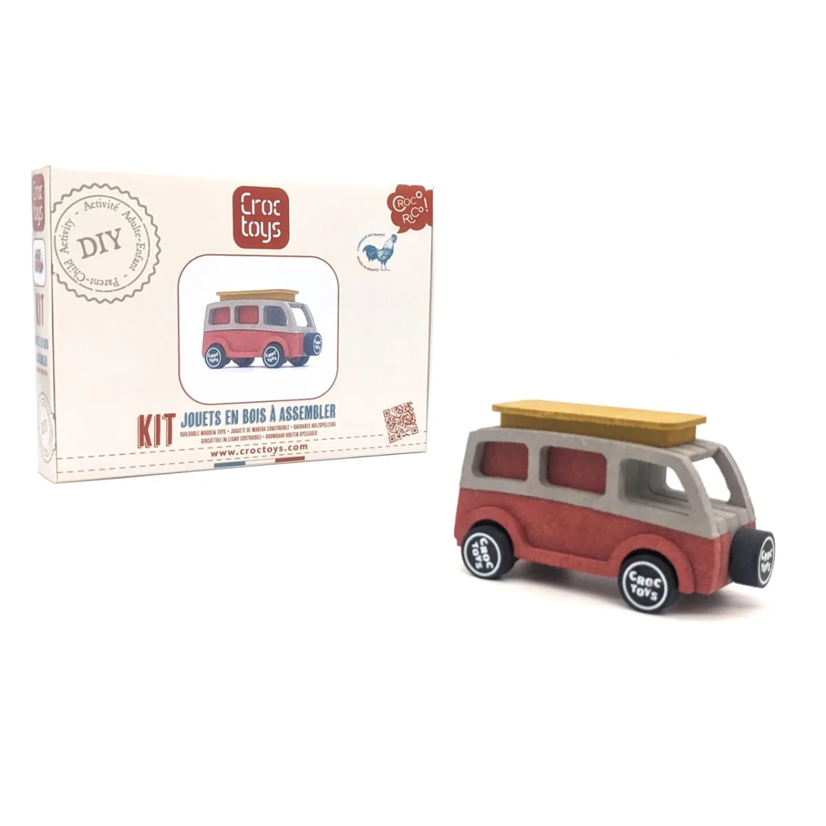 Set de constructie vehicul camper Charlie, Croc toys - imagine 2