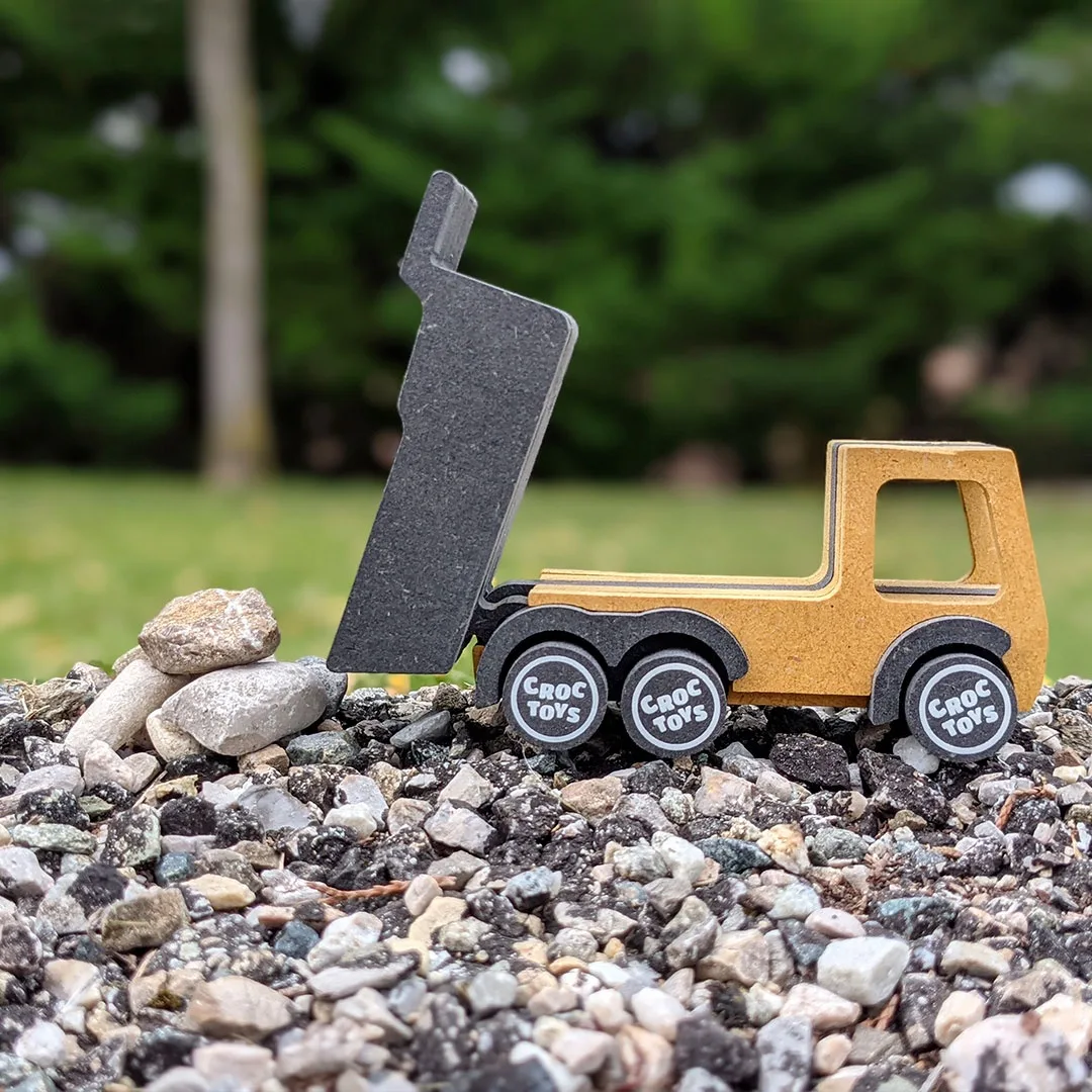 Set de constructie vehicul de santier Basculanta Ben, Croc toys - imagine 2