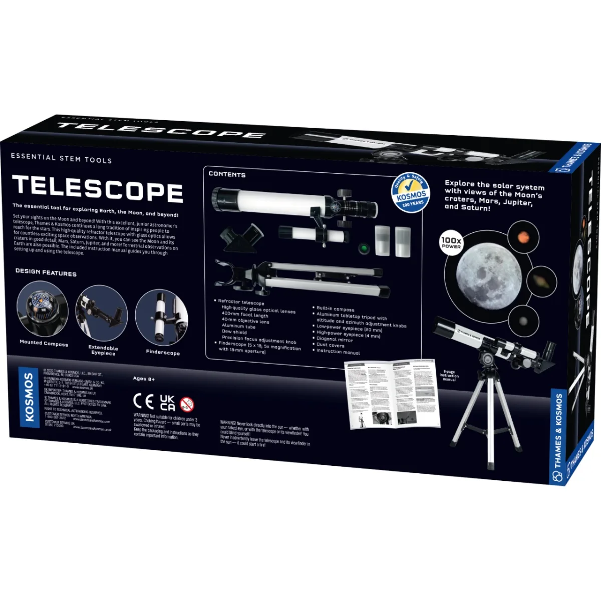 Kit STEM Telescop 100x, Thames & Kosmos - imagine 3