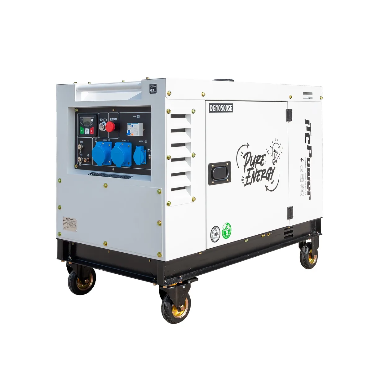 Generator diesel monofazat ITC Power DG10500SE, 8,5 kW, controller DC30, insonorizat - imagine 14