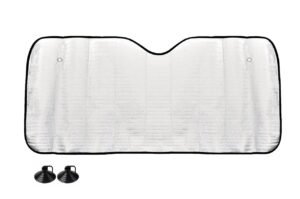 Parasolar parbriz argintiu din spuma EPE 145×70 cm