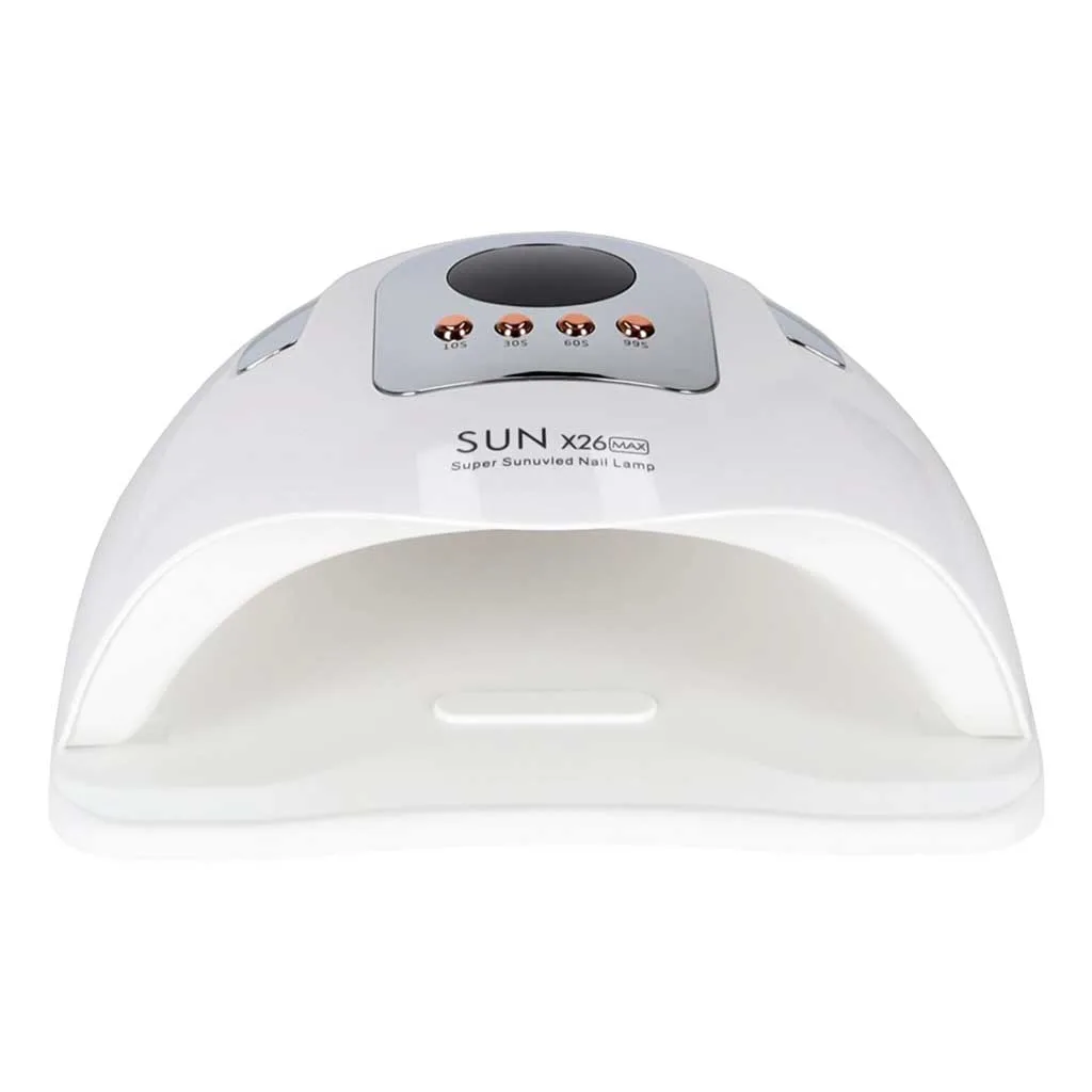 Lampa UV pentru unghii, model "SUN X26 MAX", pentru manichiura, unghii hibride și unghii cu gel, 81 de LED-uri. 380 W, culoare Alba, pentru uz personal sau profesional - imagine 5