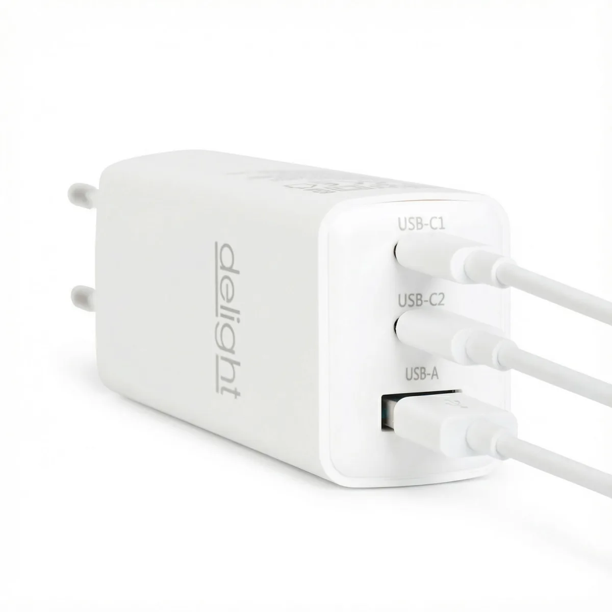 Adaptor universal calatorie 4 porturi USB USB C PD 65W GaN fast charge priza internationala - imagine 3