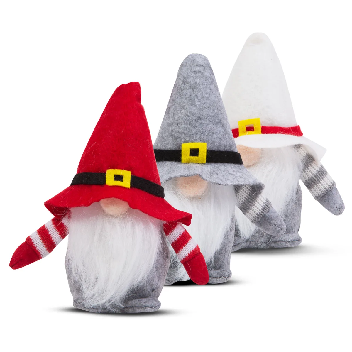 Decoratiune Craciun elf scandinav 15 cm, figurina textila, 3 modele