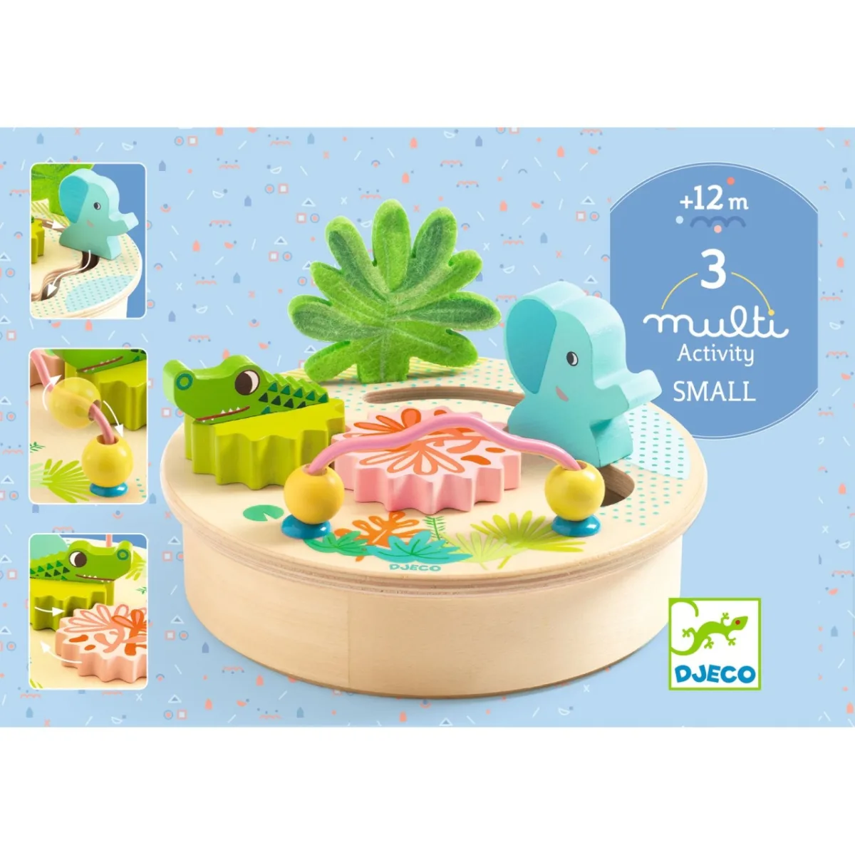 Jucarie bebe Mini centru de activitati MultiSmall, Djeco - imagine 3