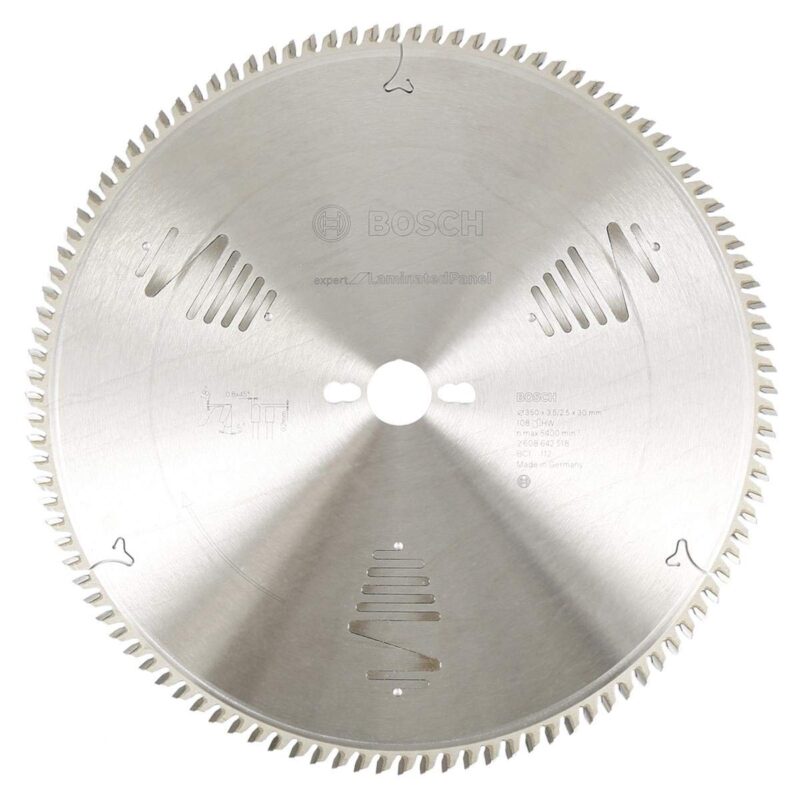 55180 9492 2608642518 - Panza ferastrau circular Expert for Laminated Panel, 350x30x3.5mm, 108T Bosch - SOLGARDEN