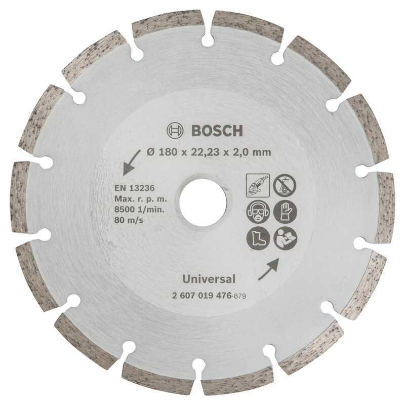 57171 12143 2607019476 - Disc de taiere diamantat pentru materiale de constructii Bosch 180mm - SOLGARDEN