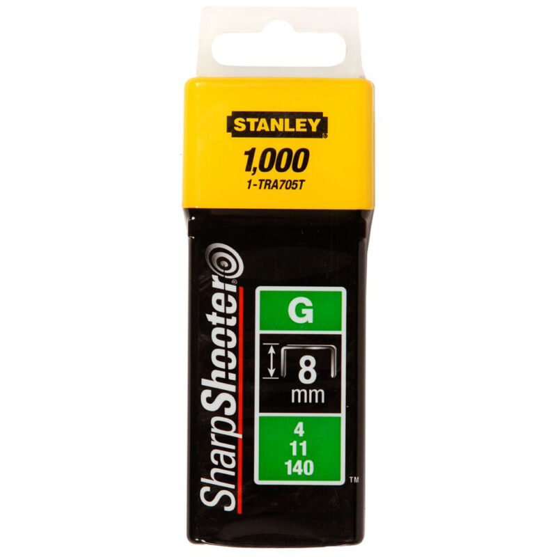 Ecomm Small 1 TRA705T P1 06281334 - Stanley 1-TRA705T, capse 5/16 " pentru aplicatii profesionale, 8mm, 1000 buc tip G 4/11/140, blister - SOLGARDEN