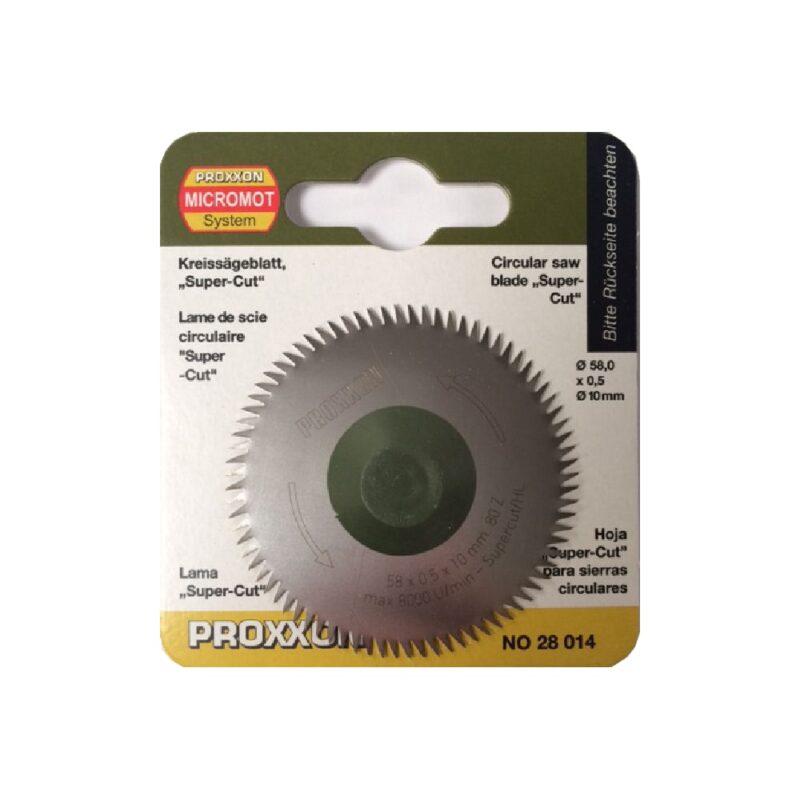 proxxon20micromot 28014 2 - Disc debitor "super cut", Proxxon 28014, 58mm, 80 dinti - SOLGARDEN