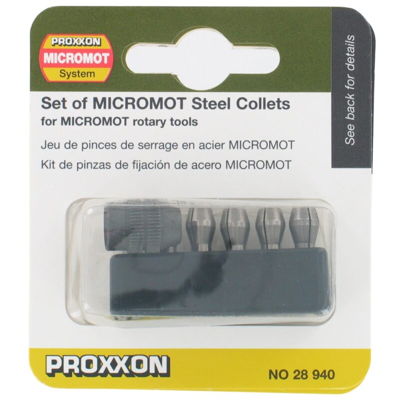 proxxon20micromot 28940 2 - Set bucsi elastice din otel, standard Micromot, Proxxon 28940 - SOLGARDEN