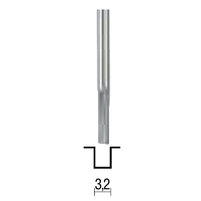 proxxon20micromot 29024 2 - Freza pentru canelat, 3.2mm, Proxxon 29024 - SOLGARDEN