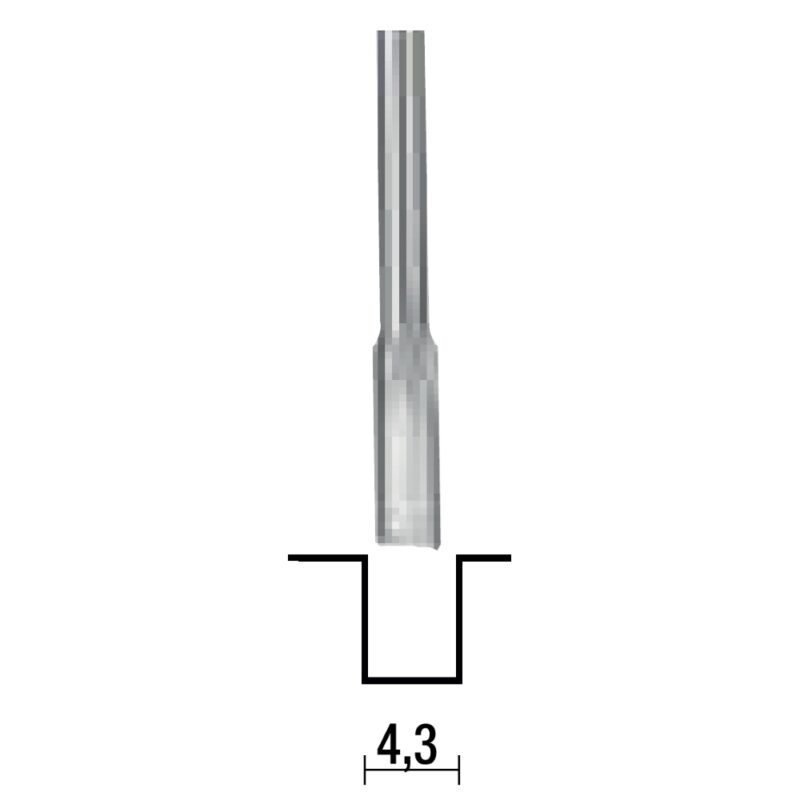 proxxon20micromot 29026 2 - Freza pentru canelat, 4.3mm, Proxxon 29026 - SOLGARDEN