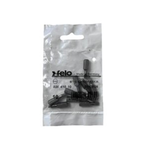 Set 10 biti Felo, seria Industrial profil Drept, C6.3, 4.0×0.8mm, 25mm