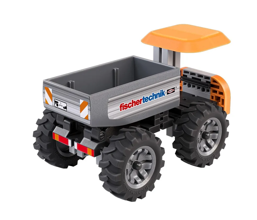 Kit STEM Camion de santier de asamblat si manevrat, Fischertechnik - imagine 4