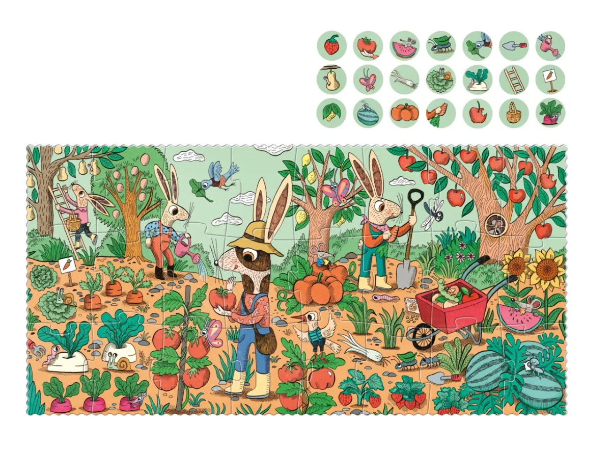 Puzzle Gradina iepurasilor, Londji - imagine 5
