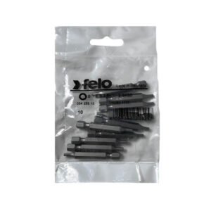 Set 10 biti Felo, seria Industrial profil HEX, E6.3, HX2.5, 50mm