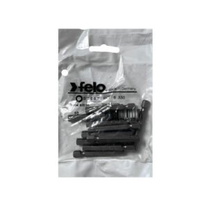 Set 10 biti Felo, seria Industrial profil HEX, E6.3, HX6.0, 50mm