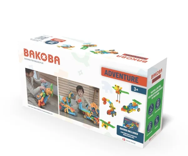 Joc de construit cu blocuri Adventure, Bakoba - imagine 2
