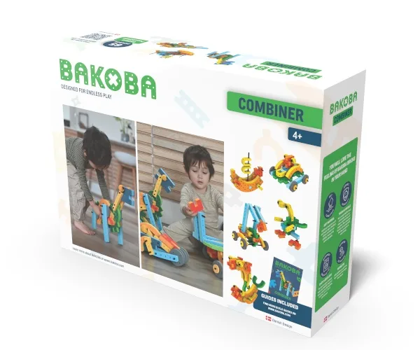 Joc de construit cu blocuri Combiner, Bakoba - imagine 2