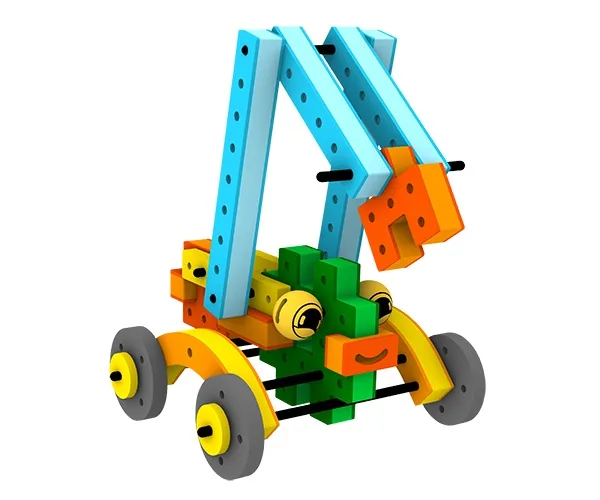 Joc de construit cu blocuri Combiner, Bakoba - imagine 5