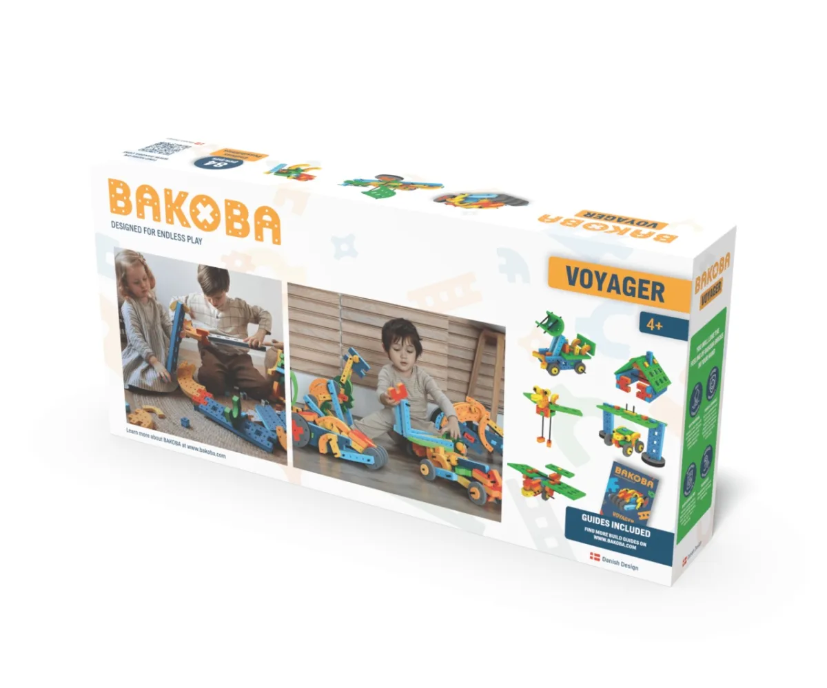 Joc de construit cu blocuri de spuma Voyager, Bakoba - imagine 2