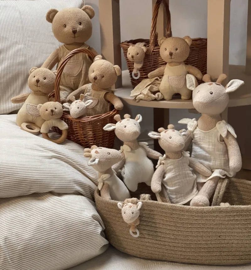 Zornaitoare din lemn Girafa Leoni, Egmont Toys - imagine 3