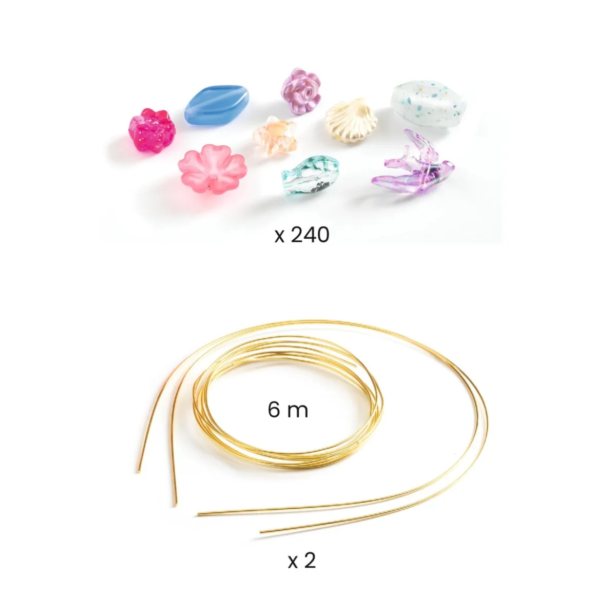 Set creativ diademe printese, Djeco - imagine 2