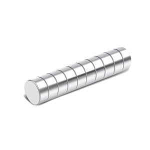 Pebaro 20928, Set 10 magneti neodim disc, N48, dimensiuni 6x3mm