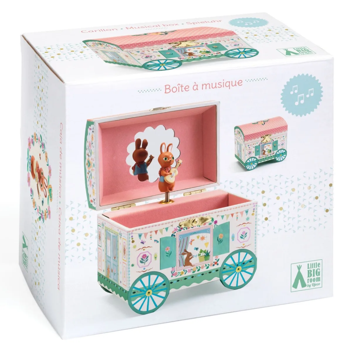 Cutie muzicala Enchanted Caravan, Djeco