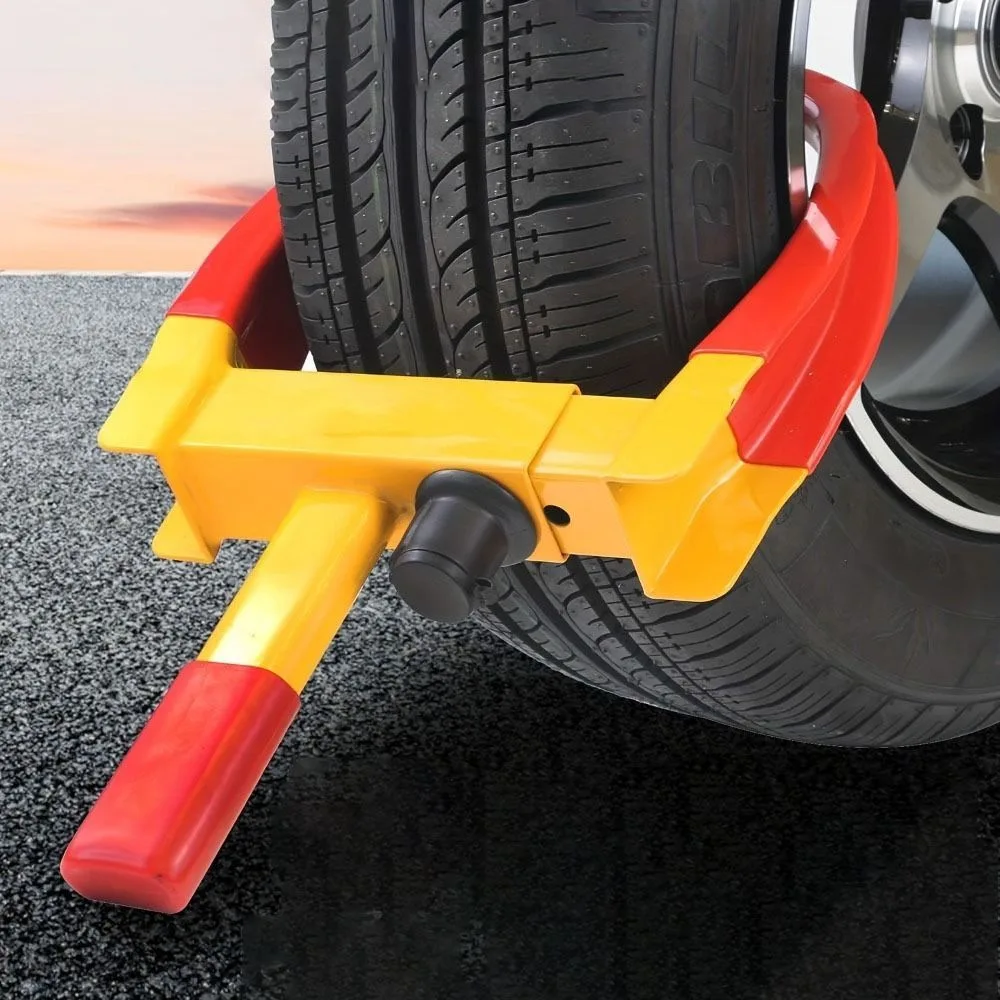 Antifurt roata autoturisam sau remorca auto, otel rezistent, ajustabil, blocabil cu 2 chei
