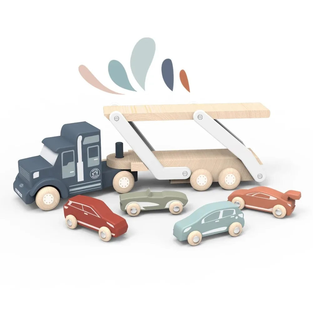 Camion transportor cu masinute, Speedy Monkey - imagine 2