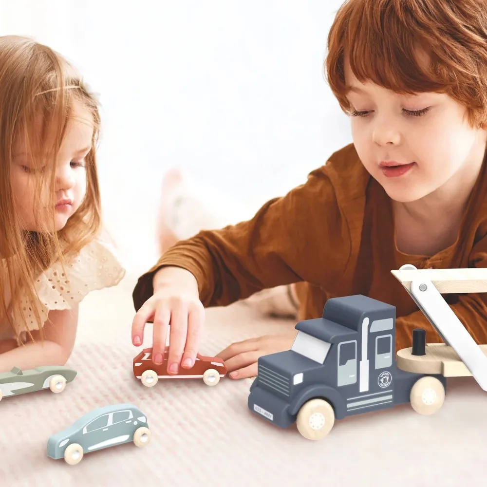 Camion transportor cu masinute, Speedy Monkey - imagine 4