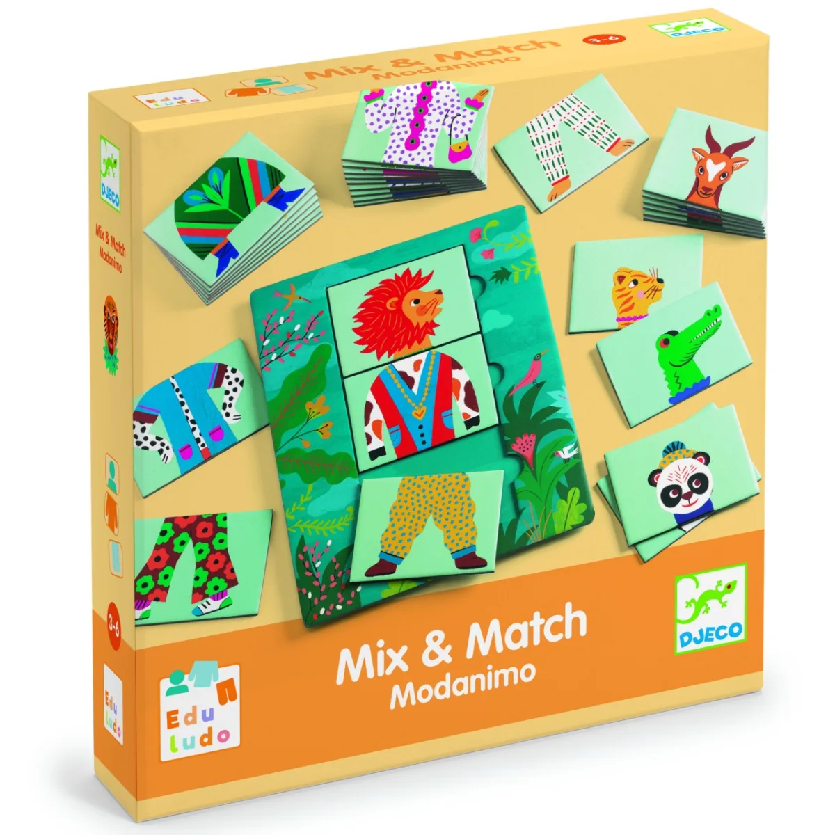 Joc Eduludo Mix & Match Modanimo, Djeco